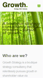 Mobile Screenshot of growth-strategy.com